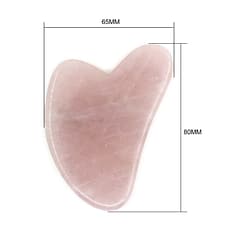 Gua sha quartz rose