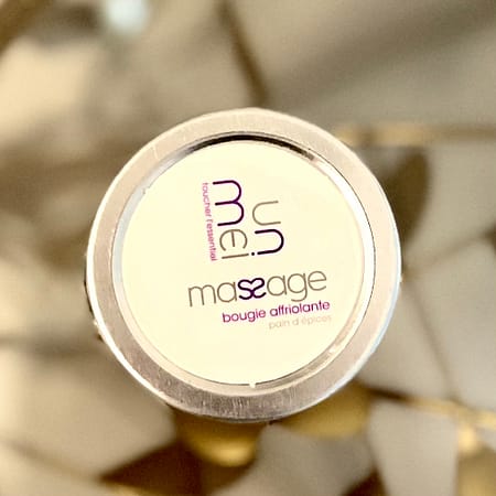 Bougie de massage pain d'epice
