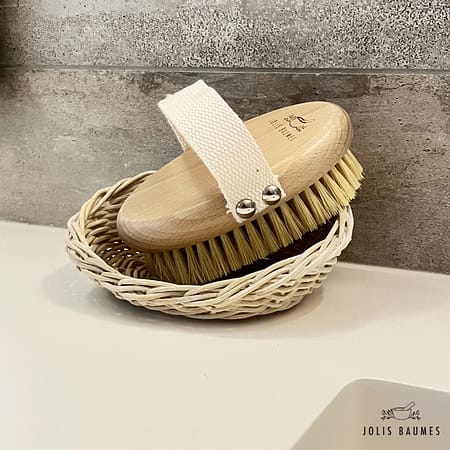 Brosse de massage a sec