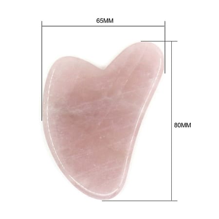Gua sha quartz rose