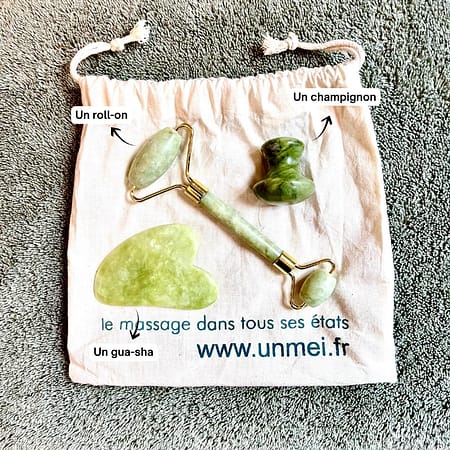 Coffret visage accessoires pierre de jade