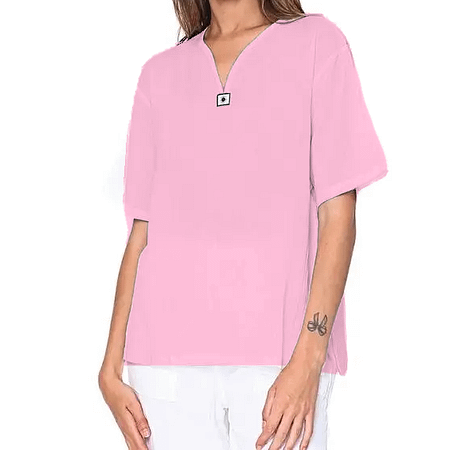 Tunique Col V - Rose